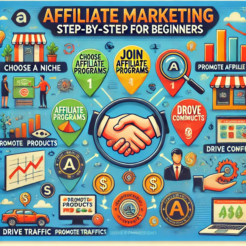 Affiliate marketing for beginners step by step