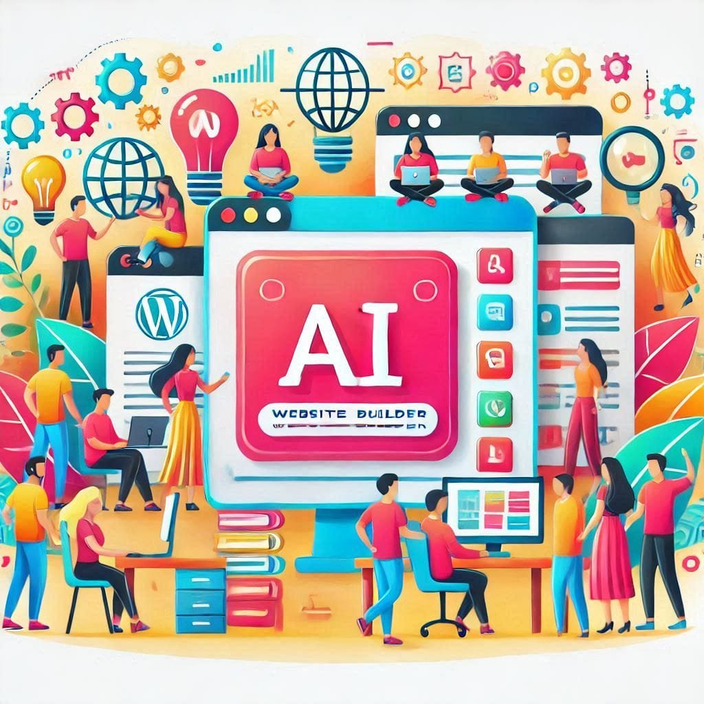 AI website builder for WordPress feature image